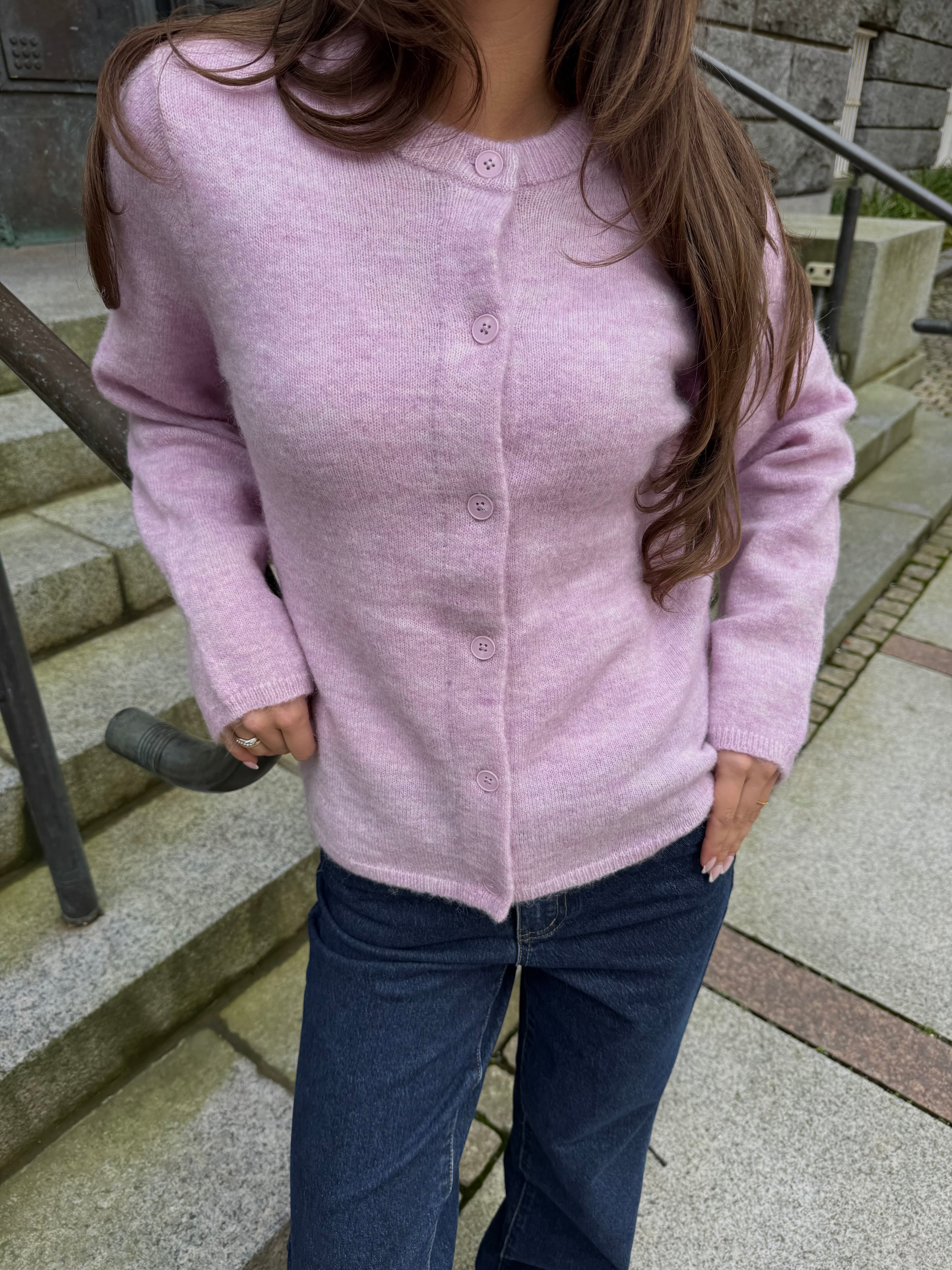 SLWLULU Knitted Cardigan - Winsome Orchid